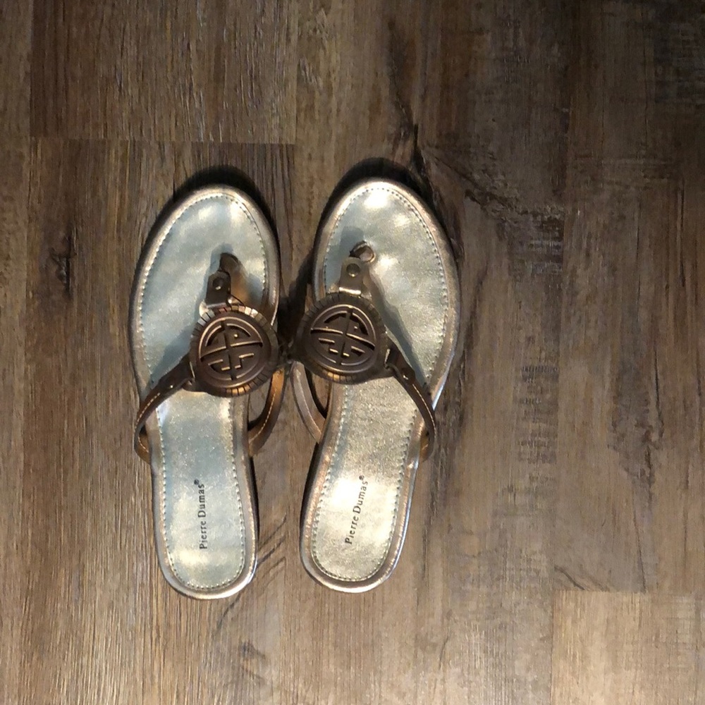 Gold sandals